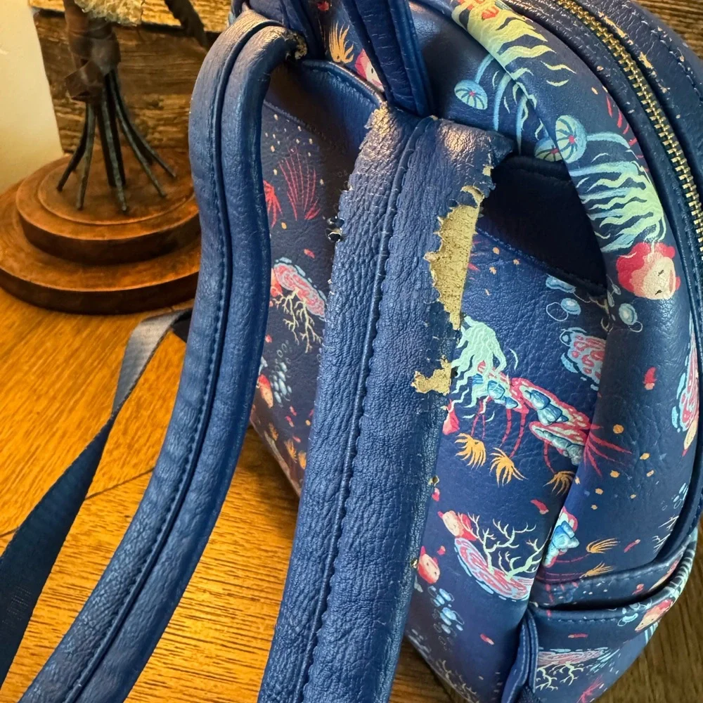 Loungefly Studio Ghibli Ponyo Mini Backpack (Wear on Straps Bag)‎ See Photos